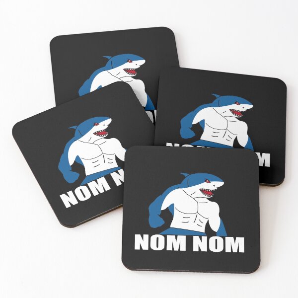 Item preview, Nom nom hungry shark designed and sold by DopeDesign111.