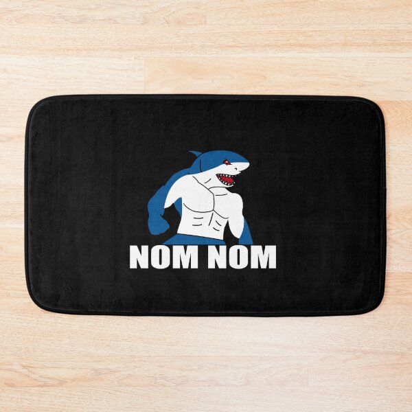Item preview, Nom nom hungry shark designed and sold by DopeDesign111.