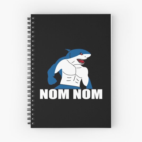 Item preview, Nom nom hungry shark designed and sold by DopeDesign111.