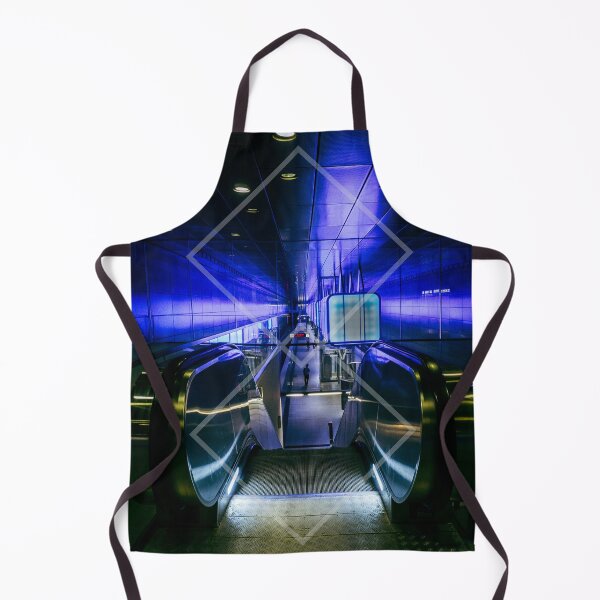 Item preview, Blue subway stop designed and sold by FigureAndFold.