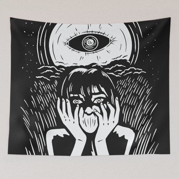 Item preview, Scary Moon Eye Illustration designed and sold by SLAG-Creative.