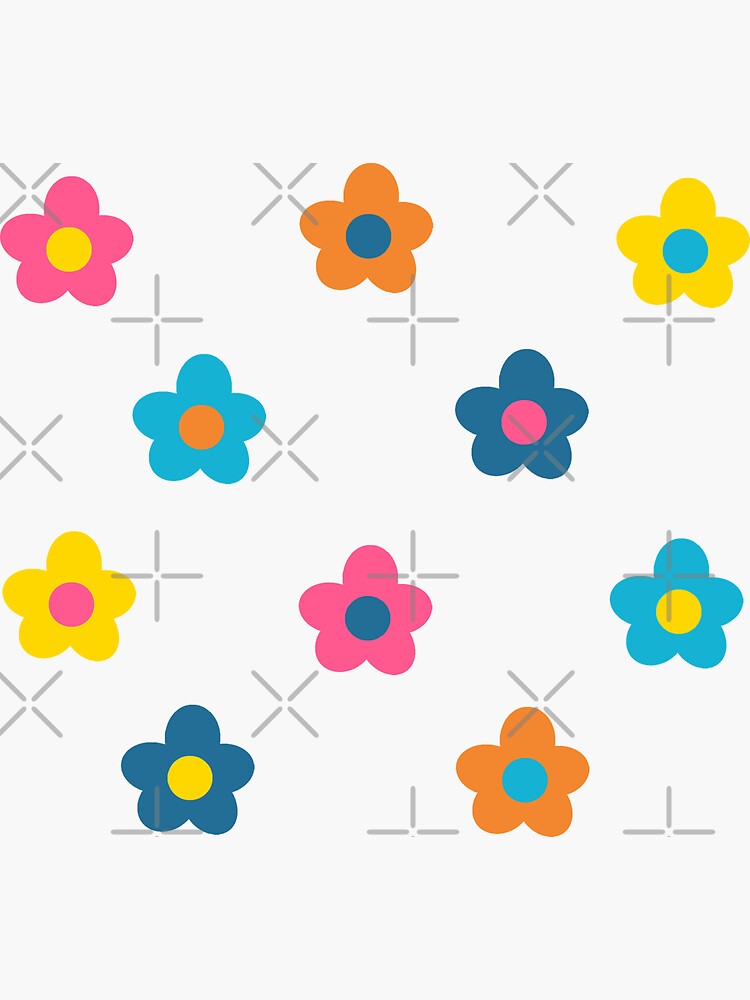 Stickers ordinateur pc mac fleurs designs