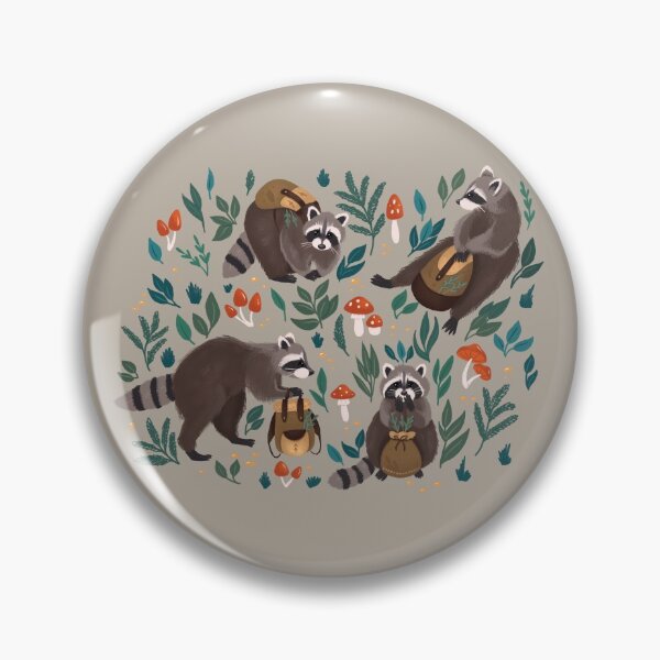 Item preview, Raccoons grey  designed and sold by Elenanaylor.