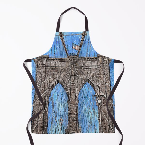 Item preview, Brooklyn Bridge Drawing - NYC Art designed and sold by Lady Southpaw.