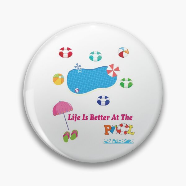 Item preview, Life is Better at The Pool designed and sold by omegaplus.