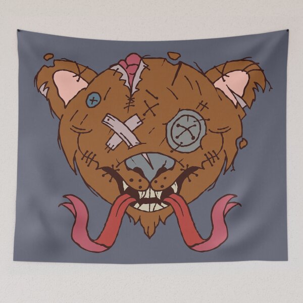 Item preview, Creepy Teddy Bear Head designed and sold by SLAG-Creative.