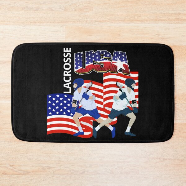 Item preview, Lacrosse USA American Flag designed and sold by Kiarasboutique.