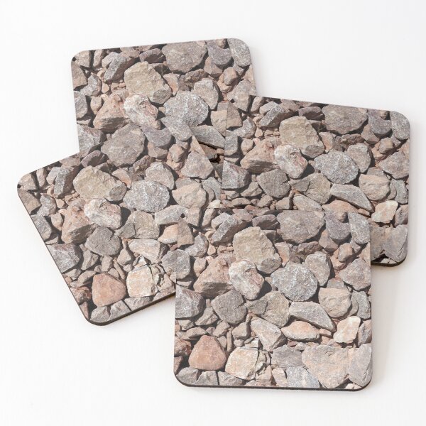Item preview, Brown and grey rocks on the ground designed and sold by pinkal.