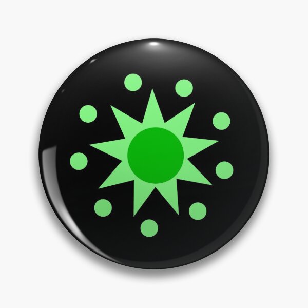 Item preview, Suns and Dots Green on Black Repeat 5748 designed and sold by Art in My Loft.