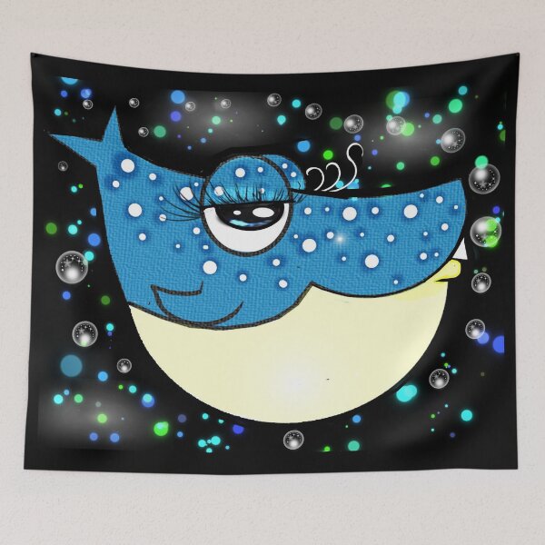 Artikelvorschau, Blaufisch entworfen und verkauft von Shirley cute art .