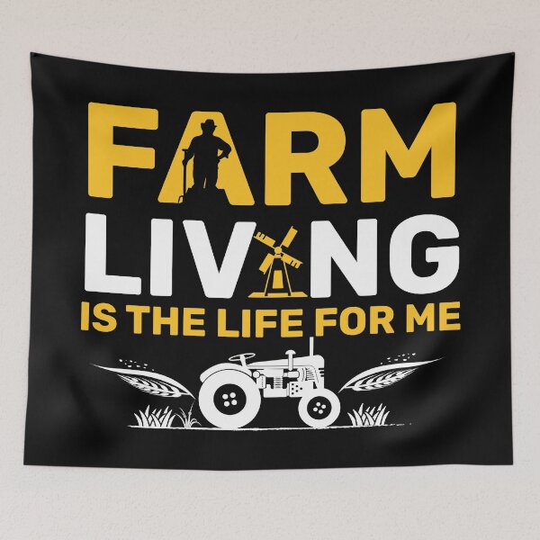 Item preview, Farm Living Is The Life For Me - Farmer designed and sold by mewsis.