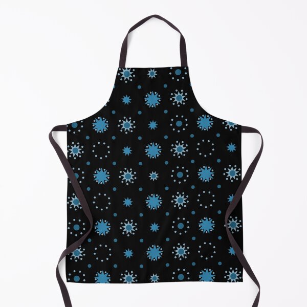 Item preview, Suns and Dots Blue on Black Repeat 5748 designed and sold by Art in My Loft.