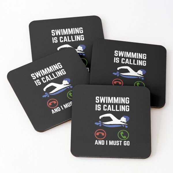 Item preview, Swimming is calling and I must go, Funny Sport Player designed and sold by AMINE  ★★★★★.