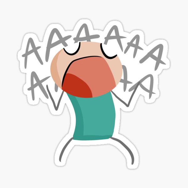 Little Sad Stickers #3 Sticker