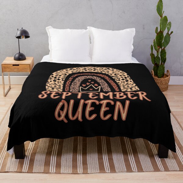 Item preview, September Queen, Queens are born in September, Leopard Boho Rainbow designed and sold by ACC .