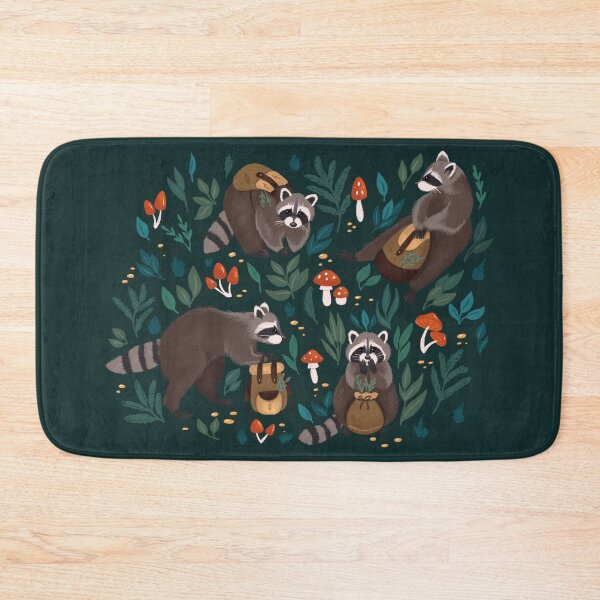 Item preview, Raccoons green  designed and sold by Elenanaylor.