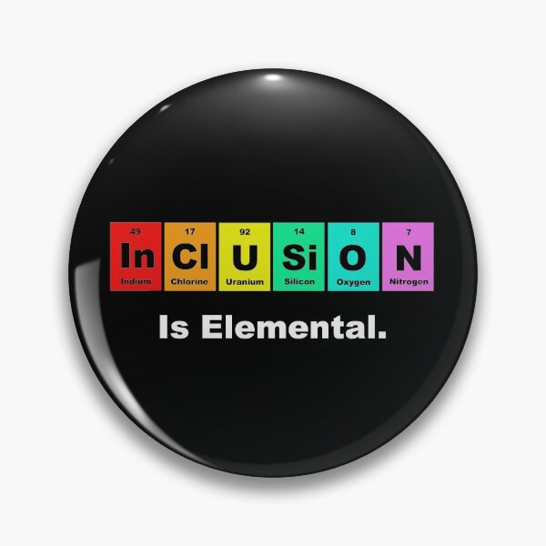 Item preview, Inclusion is elemental LGBQT periodic elements designed and sold by goodtogotees.