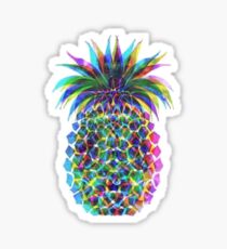 colorful pinapple Sticker