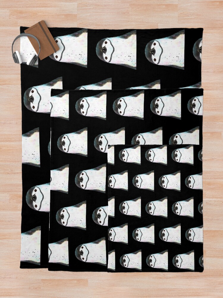 Alternate view of Chinstrap Penguin Throw Blanket