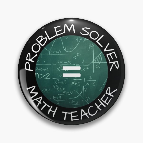 Item preview, MerchHaus - Problem Solver = Math Teacher designed and sold by MerchHaus.