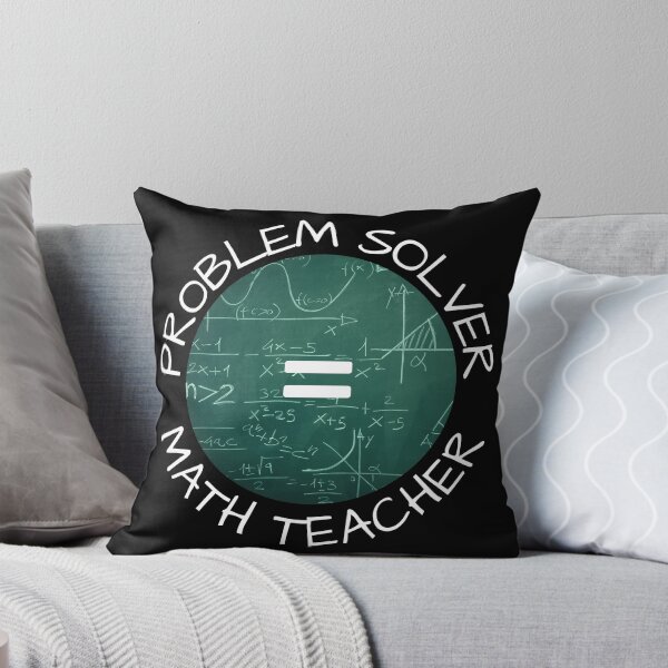 Item preview, MerchHaus - Problem Solver = Math Teacher designed and sold by MerchHaus.