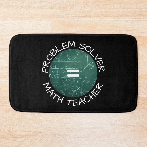 Item preview, MerchHaus - Problem Solver = Math Teacher designed and sold by MerchHaus.