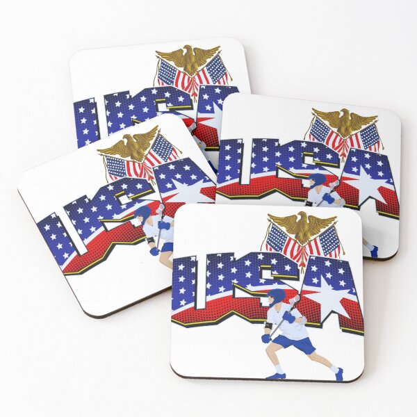 Aperçu de l'œuvre Drapeau américain de la crosse USA créée et vendue par Kiarasboutique.