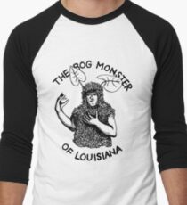 The Bog Monster of Louisiana Men's Baseball ¾ T-Shirt