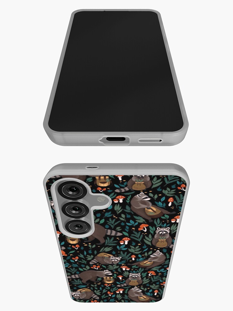 Aperçu 3 sur 4. Coque Samsung Galaxy avec l'œuvre Ratons laveurs créée et vendue par Elenanaylor.