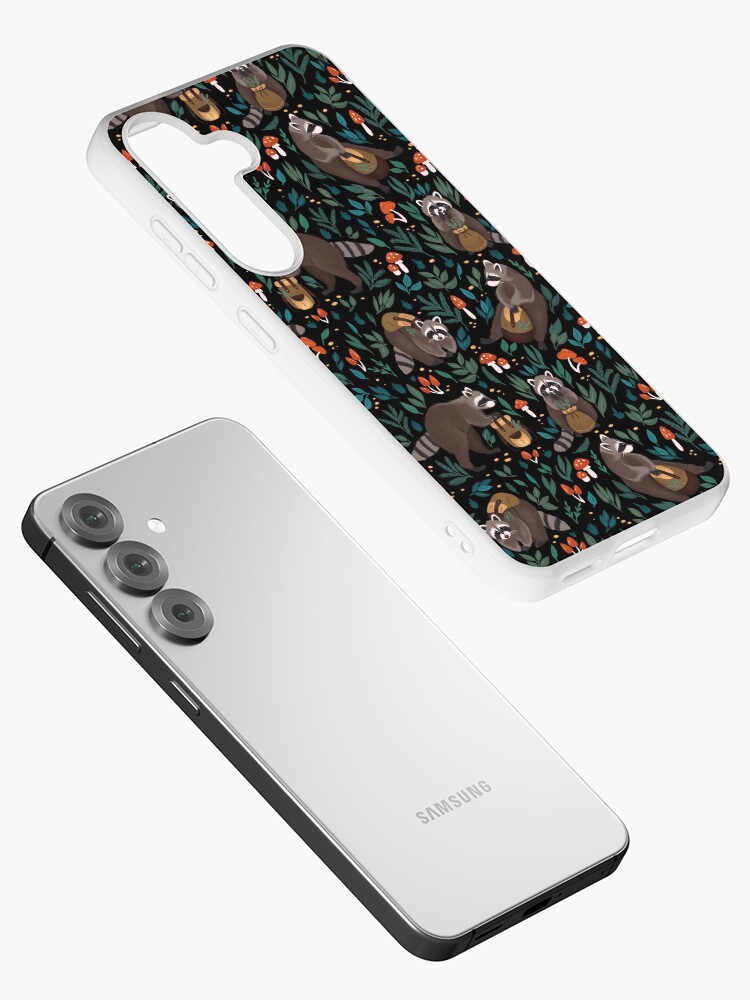 Aperçu 2 sur 4. Coque Samsung Galaxy avec l'œuvre Ratons laveurs créée et vendue par Elenanaylor.