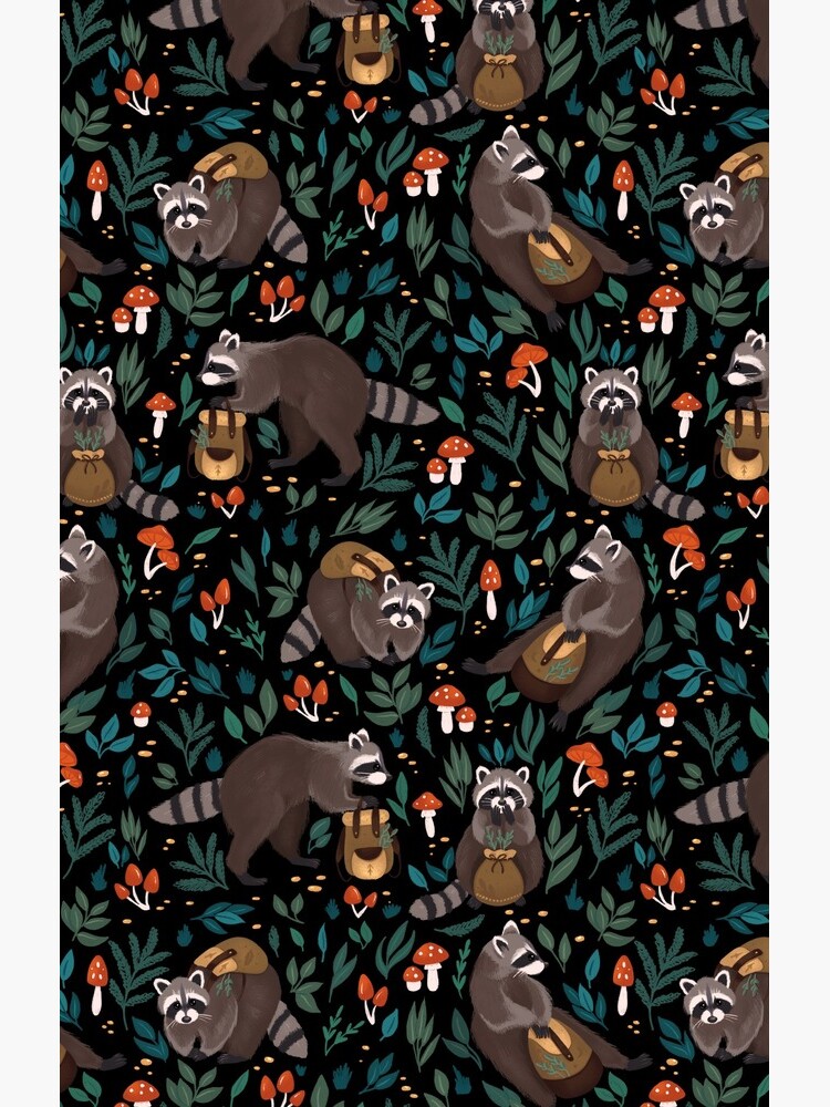Aperçu 4 sur 4. Coque Samsung Galaxy avec l'œuvre Ratons laveurs créée et vendue par Elenanaylor.