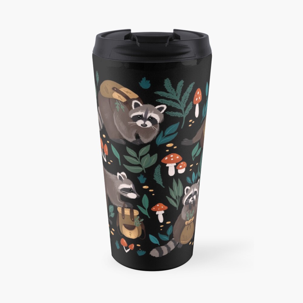 Raccoons Travel Coffee Mug