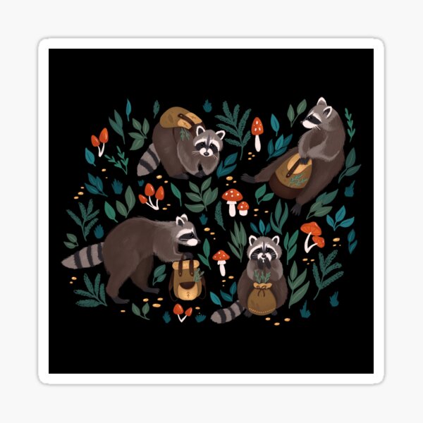 Raccoons Sticker