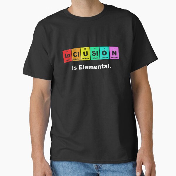 Artikel-Vorschau von Inklusion ist elementare periodische LGBQT-Elemente, designt und verkauft von goodtogotees.