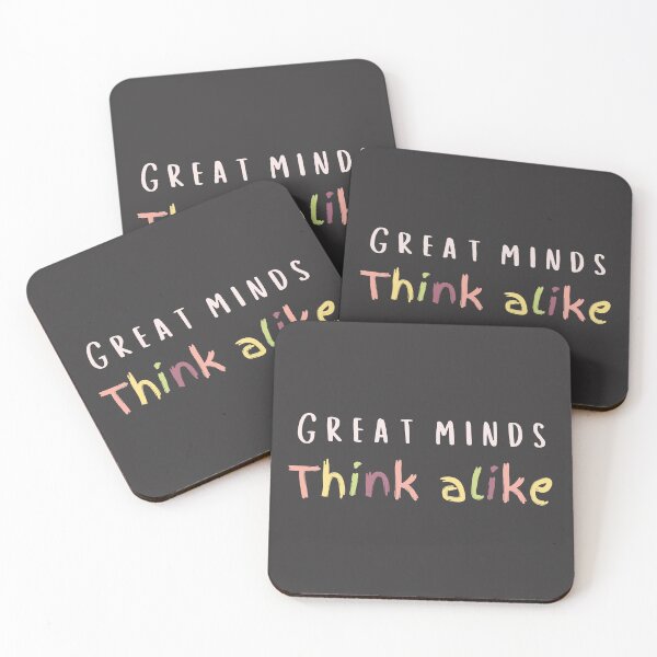 Item preview, Great minds think alike designed and sold by ThimiLJ.