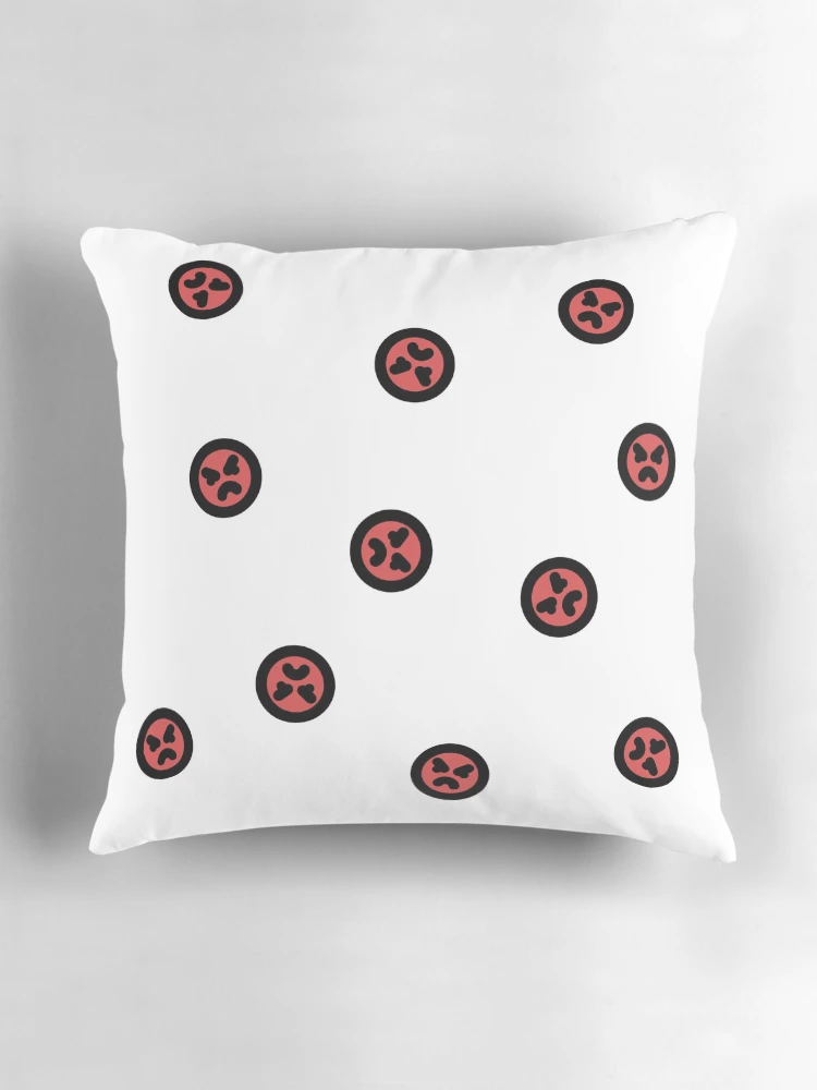 Thumbnail 3 of 4, Pillow, Angry Faces designed and sold by Reeseworks.