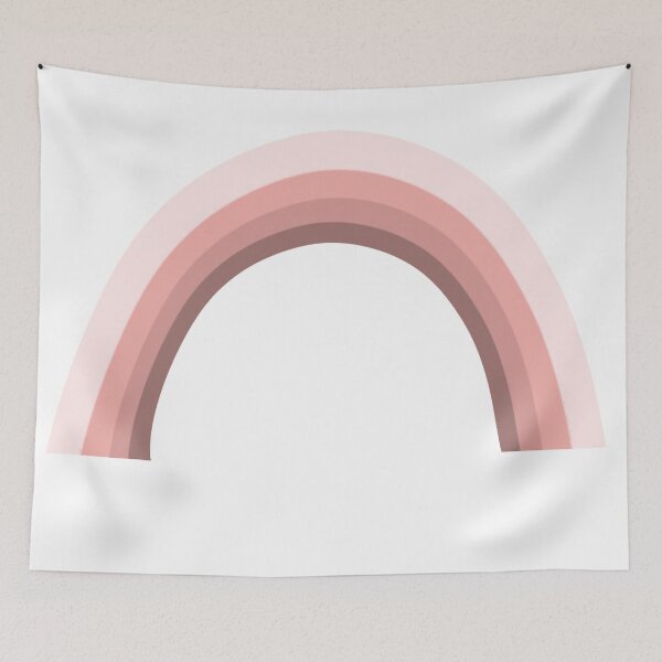 Item preview, Pink peach rainbow designed and sold by RainyDays-.