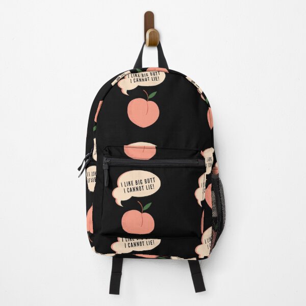 Item preview, I like big butt and I cannot lie (Peach) designed and sold by BeeMeCreative.