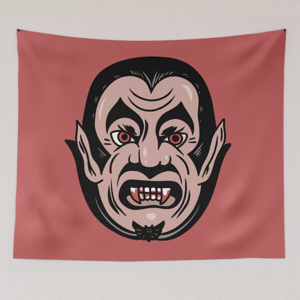 Item preview, Creepy Vintage Vampire Doodle designed and sold by SLAG-Creative.