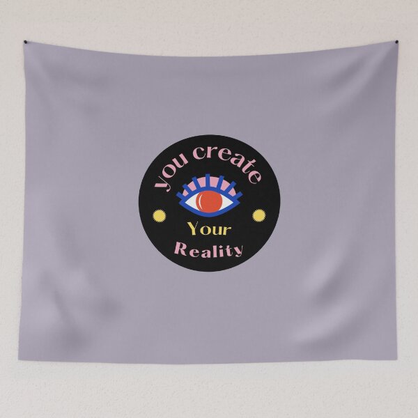 Item preview, You create your reality - Law of attraction quote designed and sold by Theleochick.
