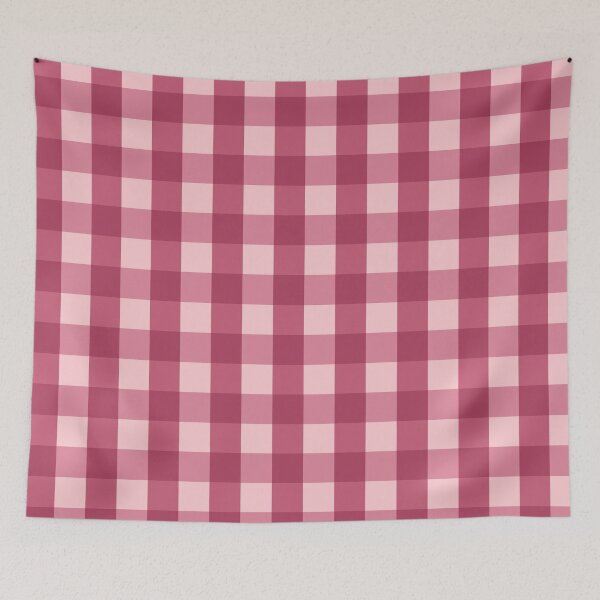 Item preview, Classic Gingham Fabric Checkered Retro Pattern Red designed and sold by Anna Lemos.