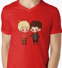 A King and His Sorcerer / A Sorcerer and His King Men's V-Neck T-Shirt