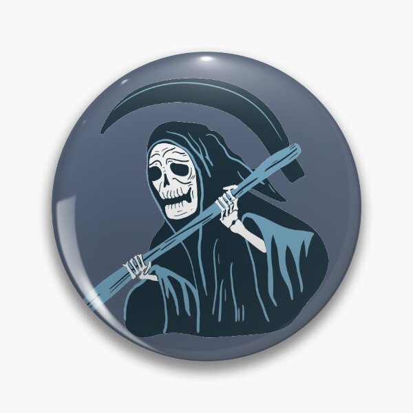 Item preview, Creepy Vintage Grim Reaper Doodle designed and sold by SLAG-Creative.