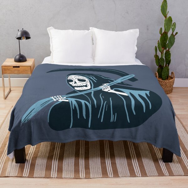 Item preview, Creepy Vintage Grim Reaper Doodle designed and sold by SLAG-Creative.