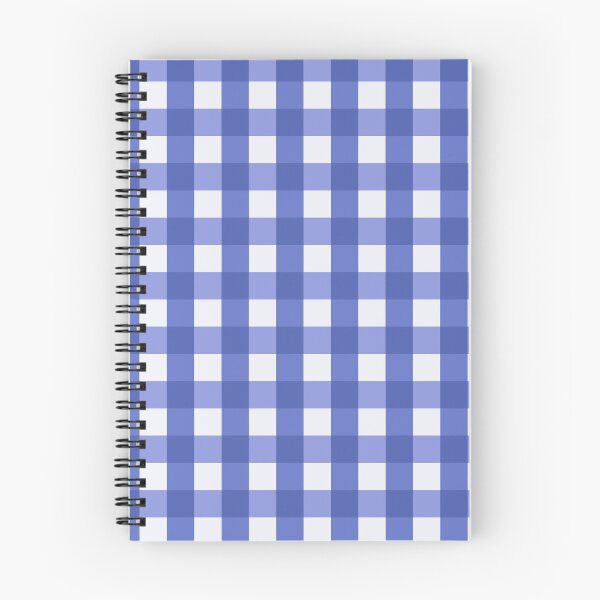 Item preview, Classic Gingham Fabric Checkered Retro Pattern Blue designed and sold by Anna Lemos.
