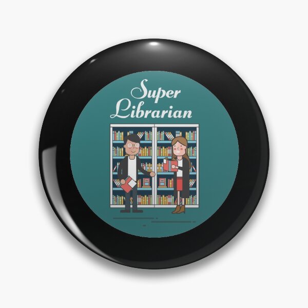 Item preview, Super Librarian Vintage - Funny Present For Mom, Dad And Friend designed and sold by Aymanclothings.