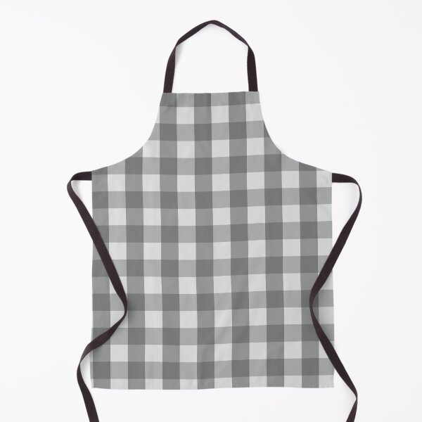 Item preview, Classic Gingham Fabric Checkered Retro Pattern Grey designed and sold by Anna Lemos.
