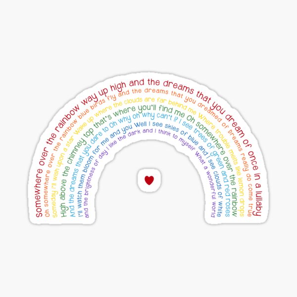 Aperçu de l'œuvre Quelque part au-dessus de l'arc-en-ciel Quel monde merveilleux créée et vendue par DesireeNguyen.