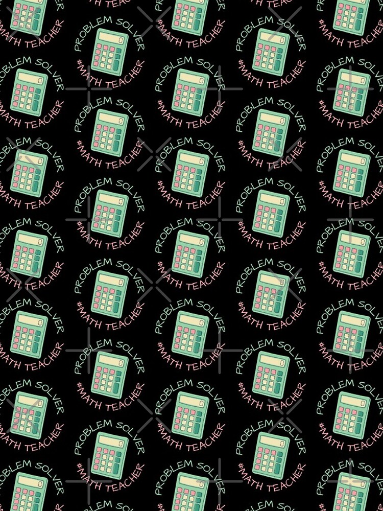 Thumbnail 4 of 4, iPhone Case, MerchHaus - Problem Solver # Math Teacher designed and sold by MerchHaus.