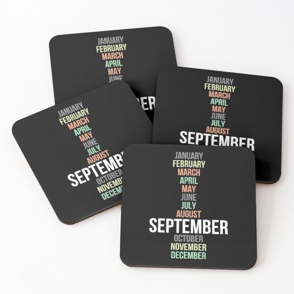 Item preview, Names of Calendar Months September designed and sold by Digital Lama Creations.